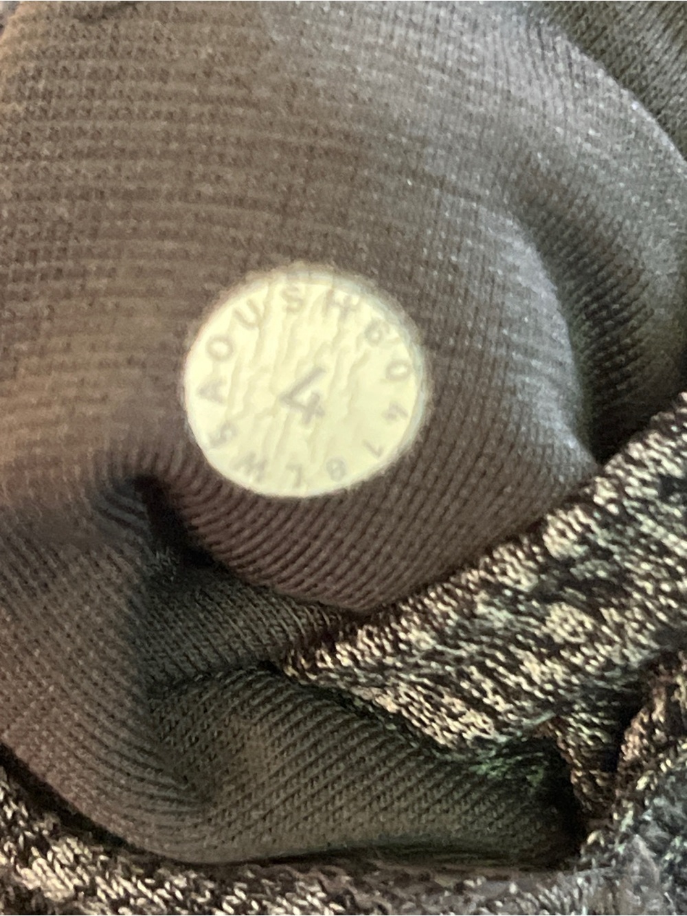 Lululemon Wunder Heathered Black Luon Leggings Size 4 - Picture 7 of 8